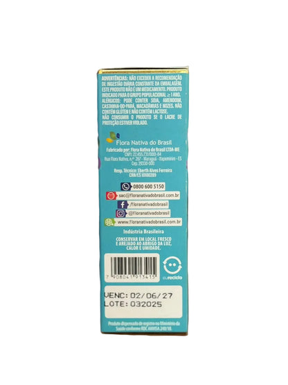 ADE-Trix  VIT. A-D-E em gotas  Flora Nativa  30ml Sabor Morango