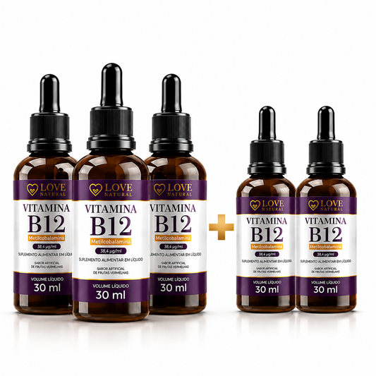 Vitamina B12 Metilcobalamina Sublingual - Promoção Especial de Dia dos Pais