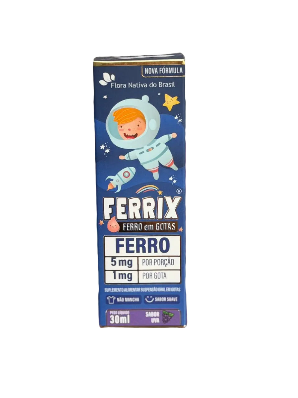 Ferrix Flora nativa  30ml Sabor Uva