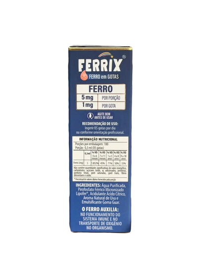 Ferrix Flora nativa  30ml Sabor Uva
