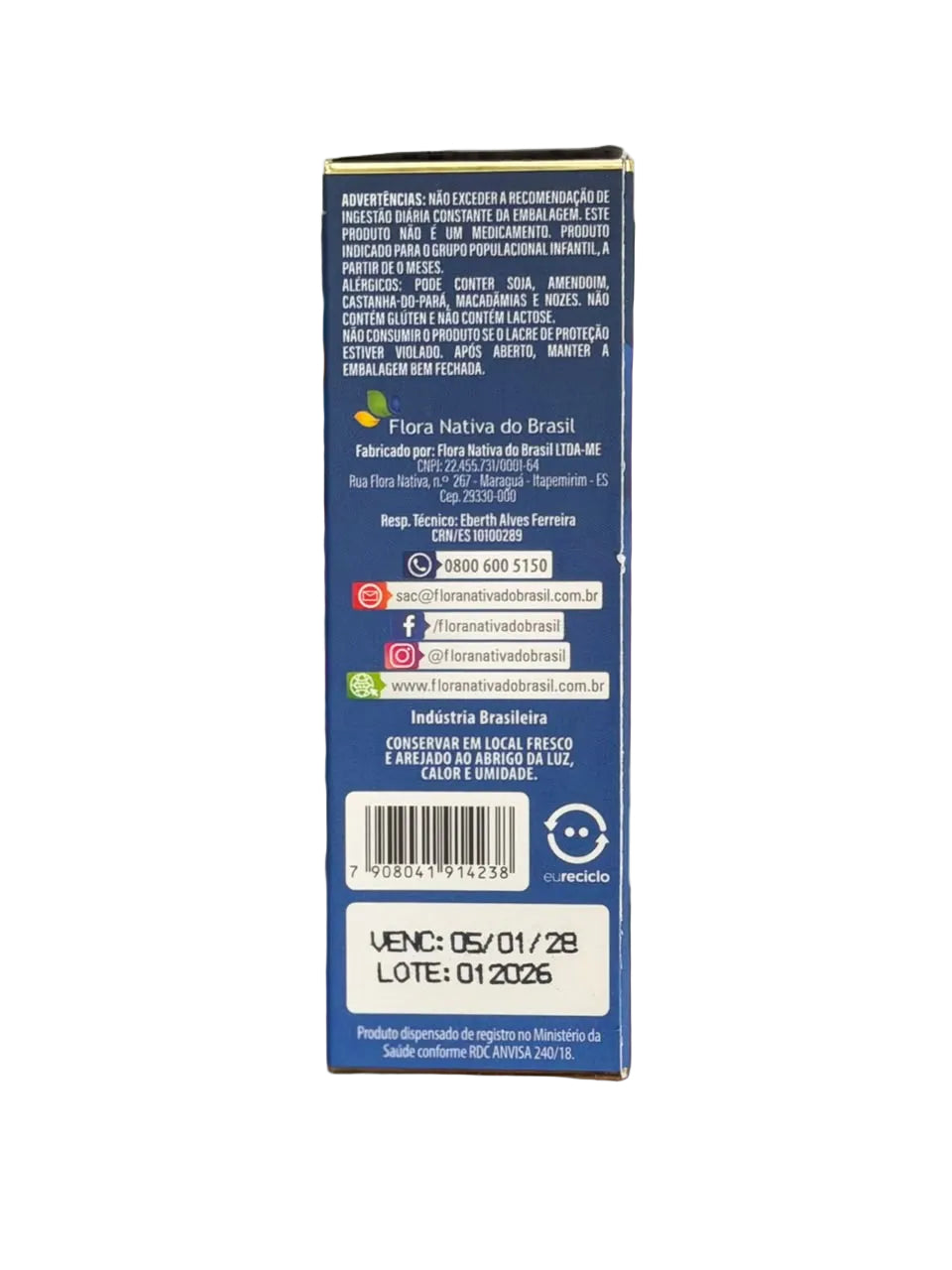 Ferrix Flora nativa  30ml Sabor Uva