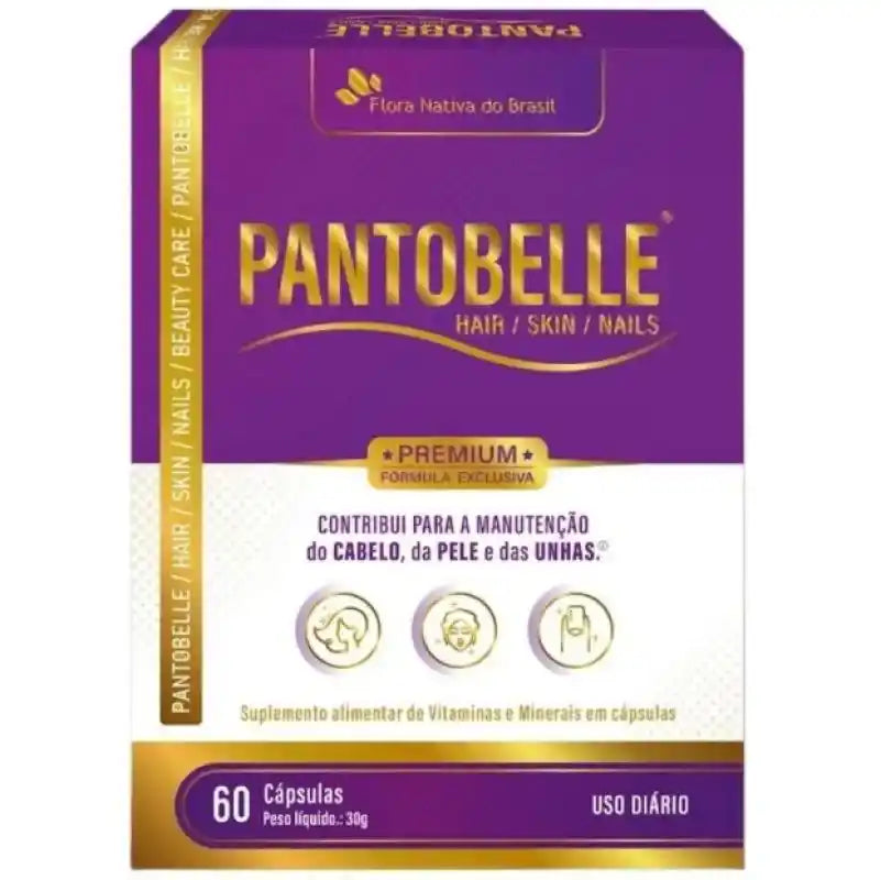 Pantobelle  Hair / Skin / Nails  Flora Nativa 60 Caps