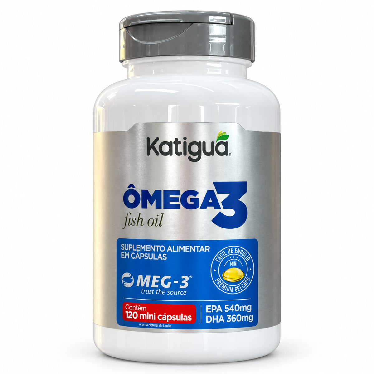 Ômega 3 Katiguá MEG-3® – 120 Mini Cápsulas
