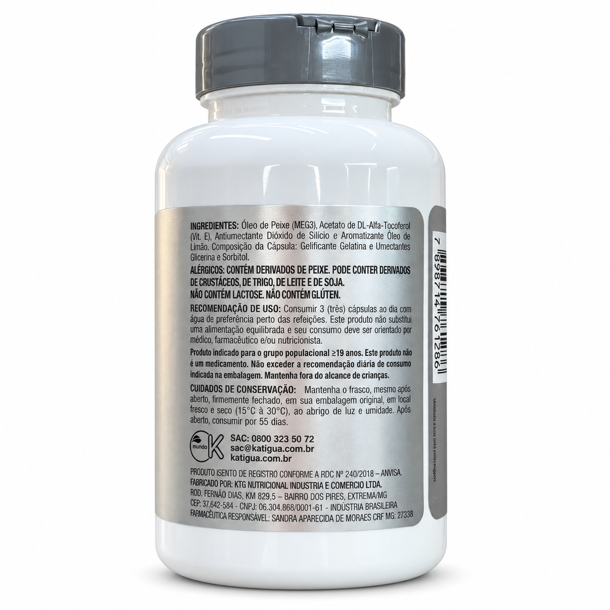 Ômega 3 Katiguá MEG-3® – 120 Mini Cápsulas