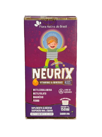 NEURIX  Vitaminas e Minerais Kids Flora Nativa 150ml Sabor Uva.