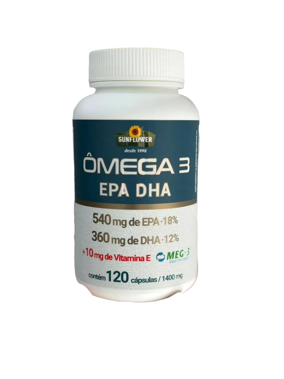 Ômega 3  120 Caps  Sunflower