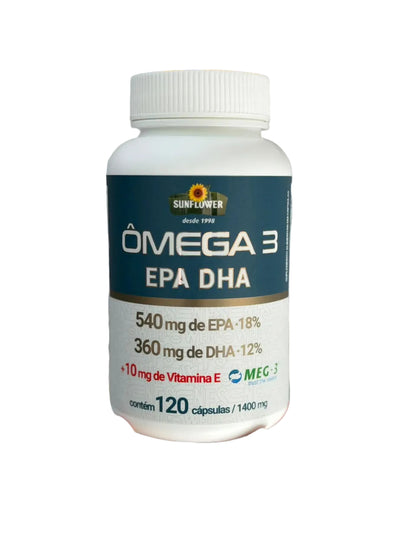 Ômega 3  120 Caps  Sunflower