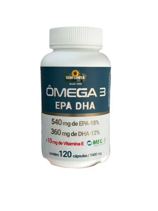 Ômega 3  120 Caps  Sunflower