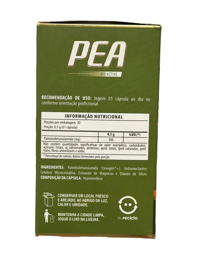 PEA  30 Vegan Caps  Flora Nativa