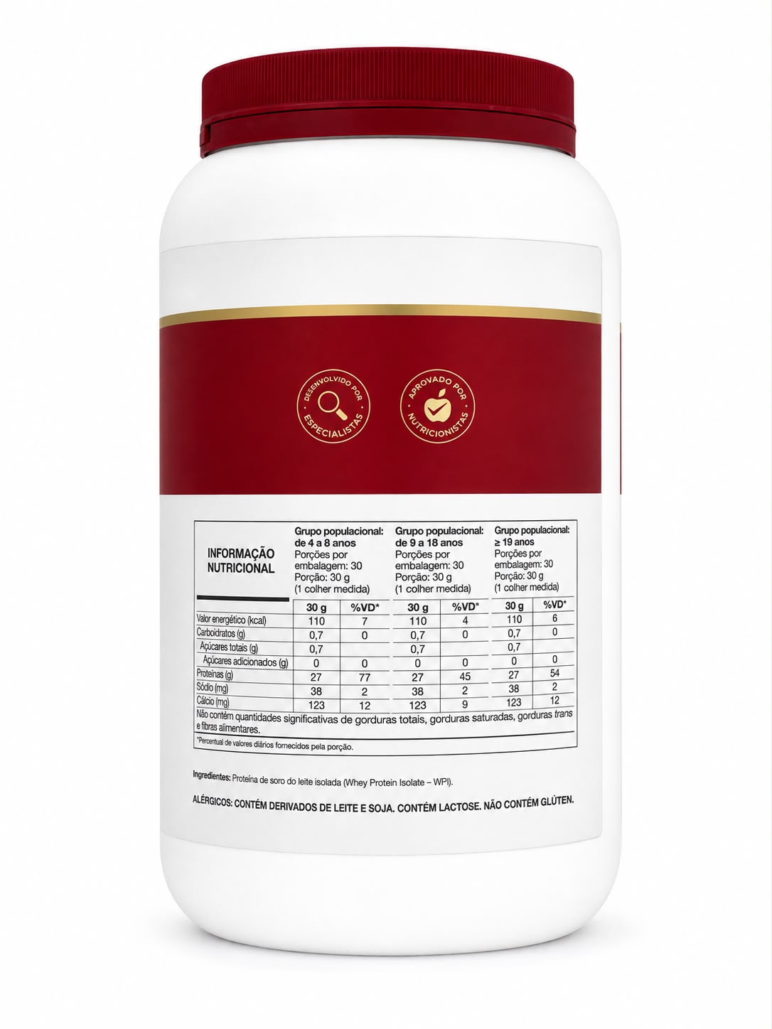 Whey ISOLADO 900g Vitafor