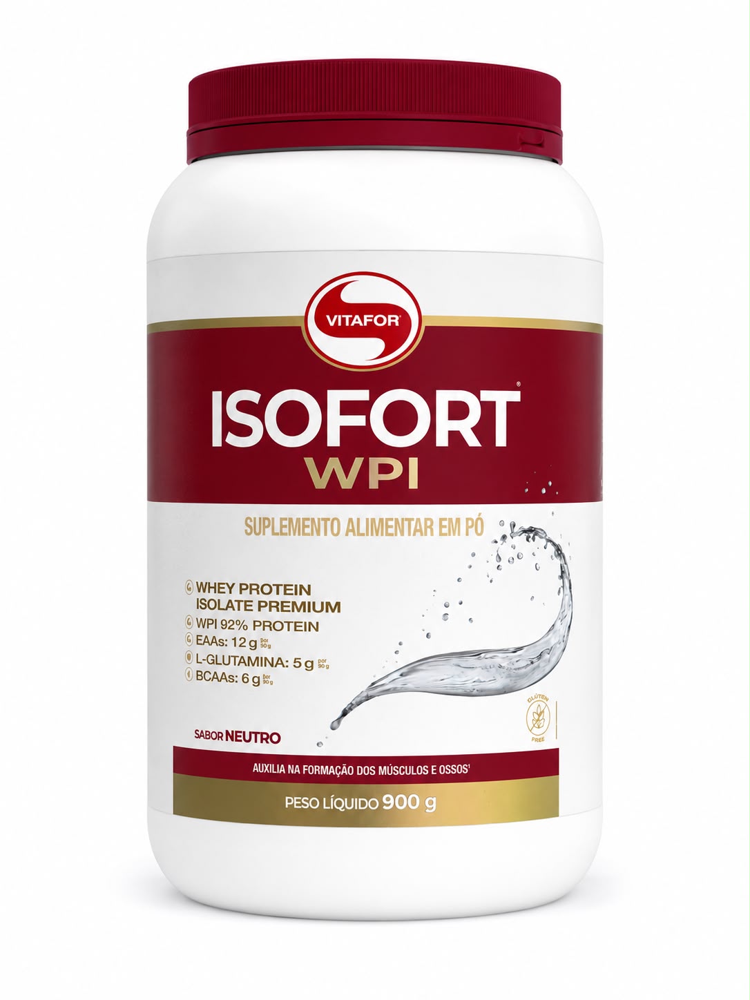 Whey ISOLADO 900g Vitafor