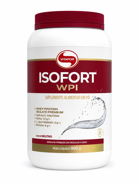 Whey ISOLADO  Sabor NEUTRO  900g Vitafor