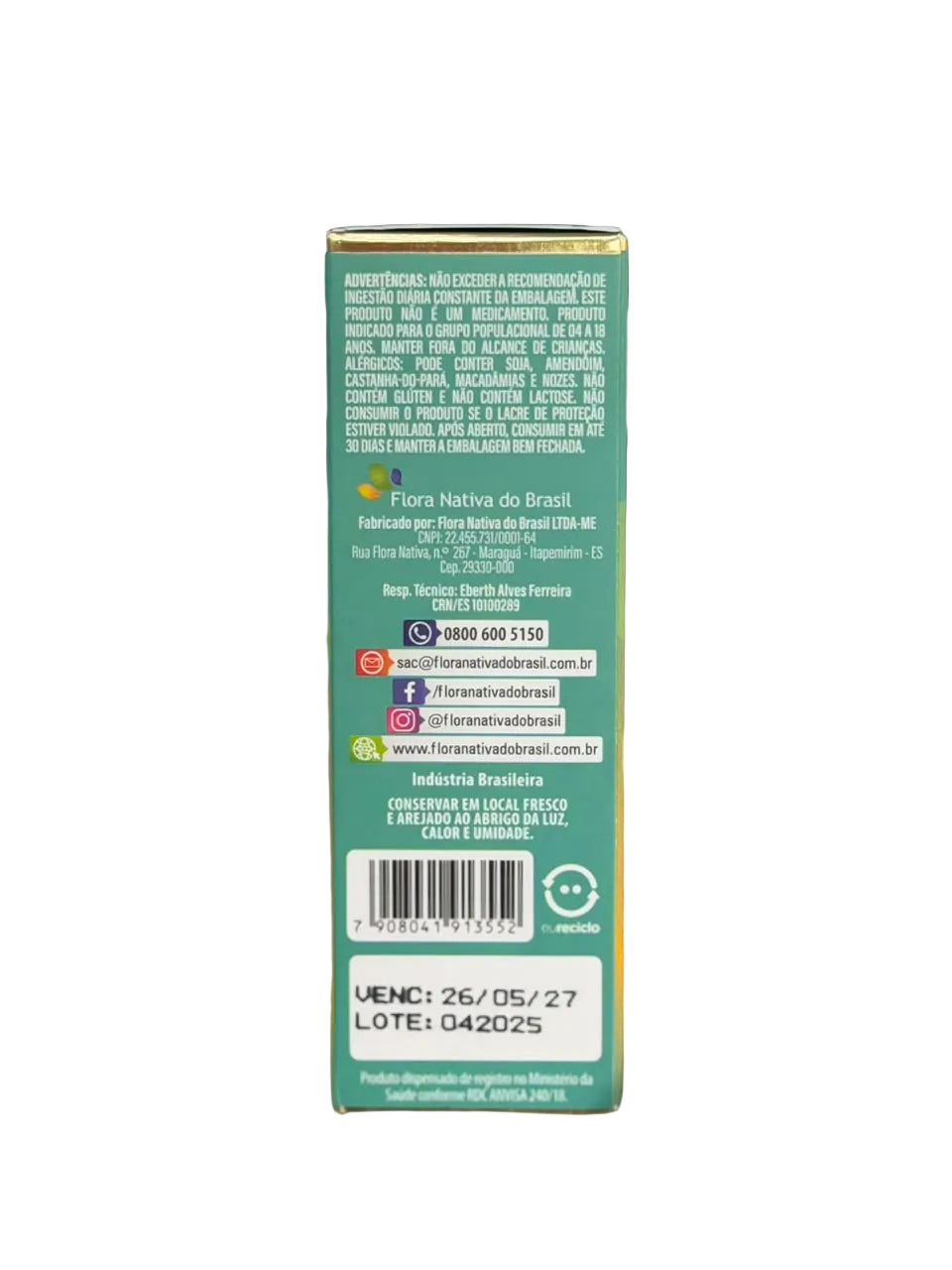IMUNITRIX Kids Flora Nativa 30ml Sabor Morango