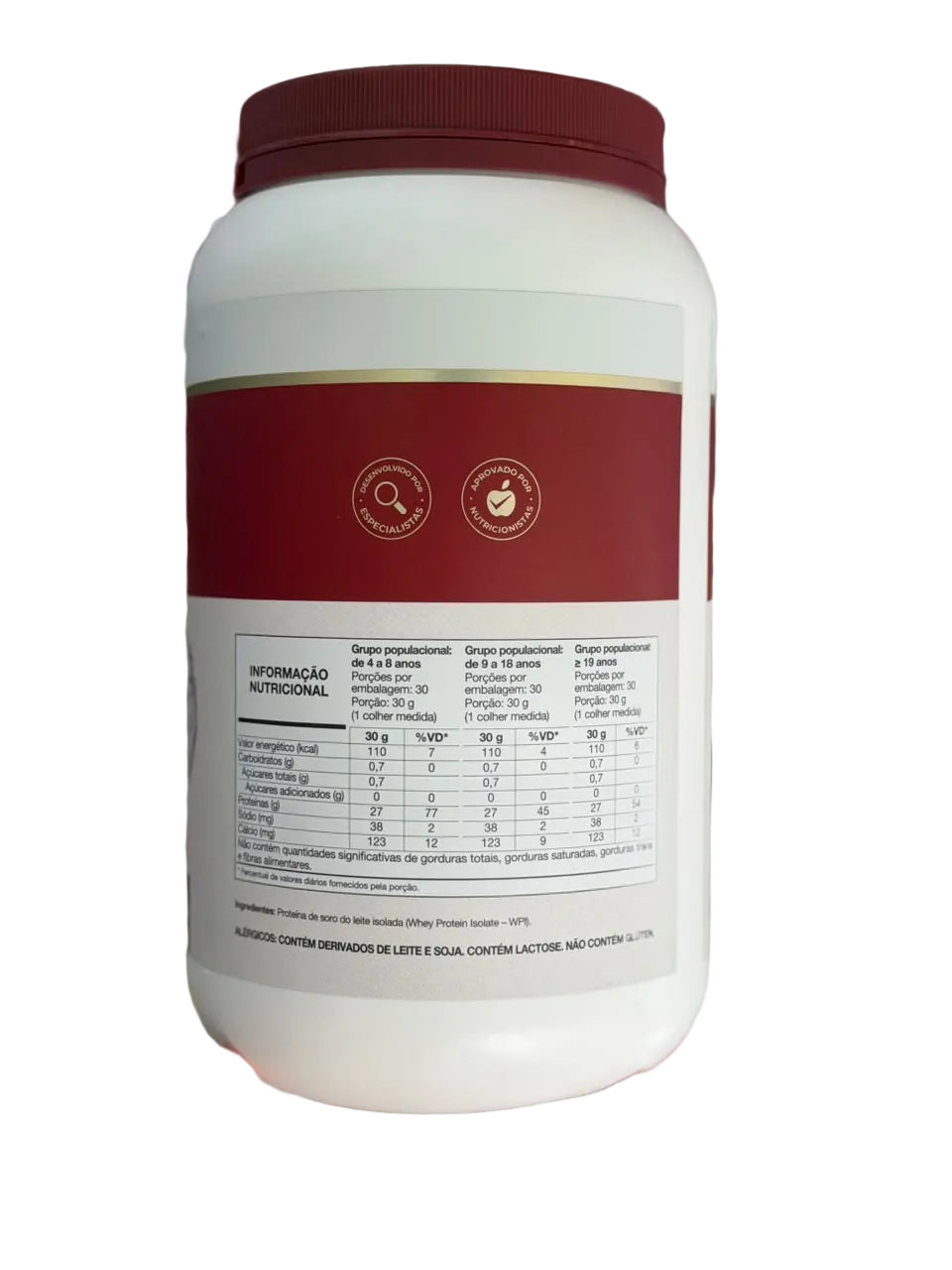 Whey ISOFORT  Sabor NEUTRO  900g Vitafor