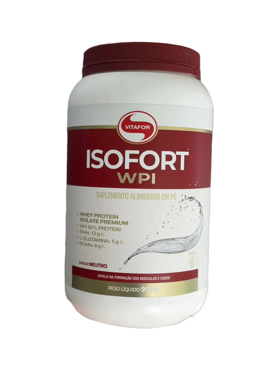 Whey ISOFORT  Sabor NEUTRO  900g Vitafor