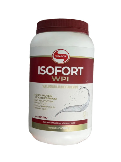 Whey ISOFORT  Sabor NEUTRO  900g Vitafor