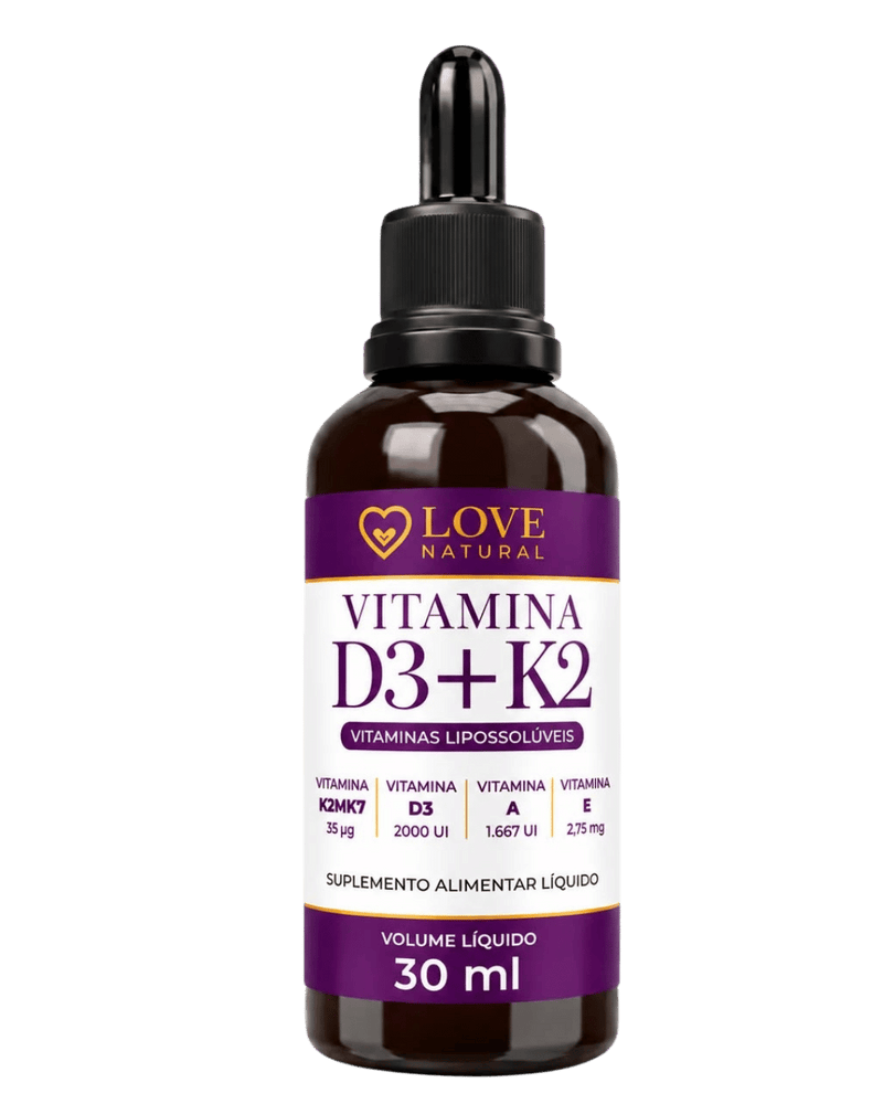 Vitamina D3 + K2Mk7 - Sublingual 30mL – Alta Absorção
