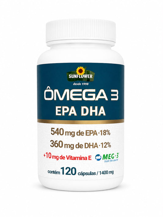 Ômega 3 120 Caps  - com SELO MEG-3