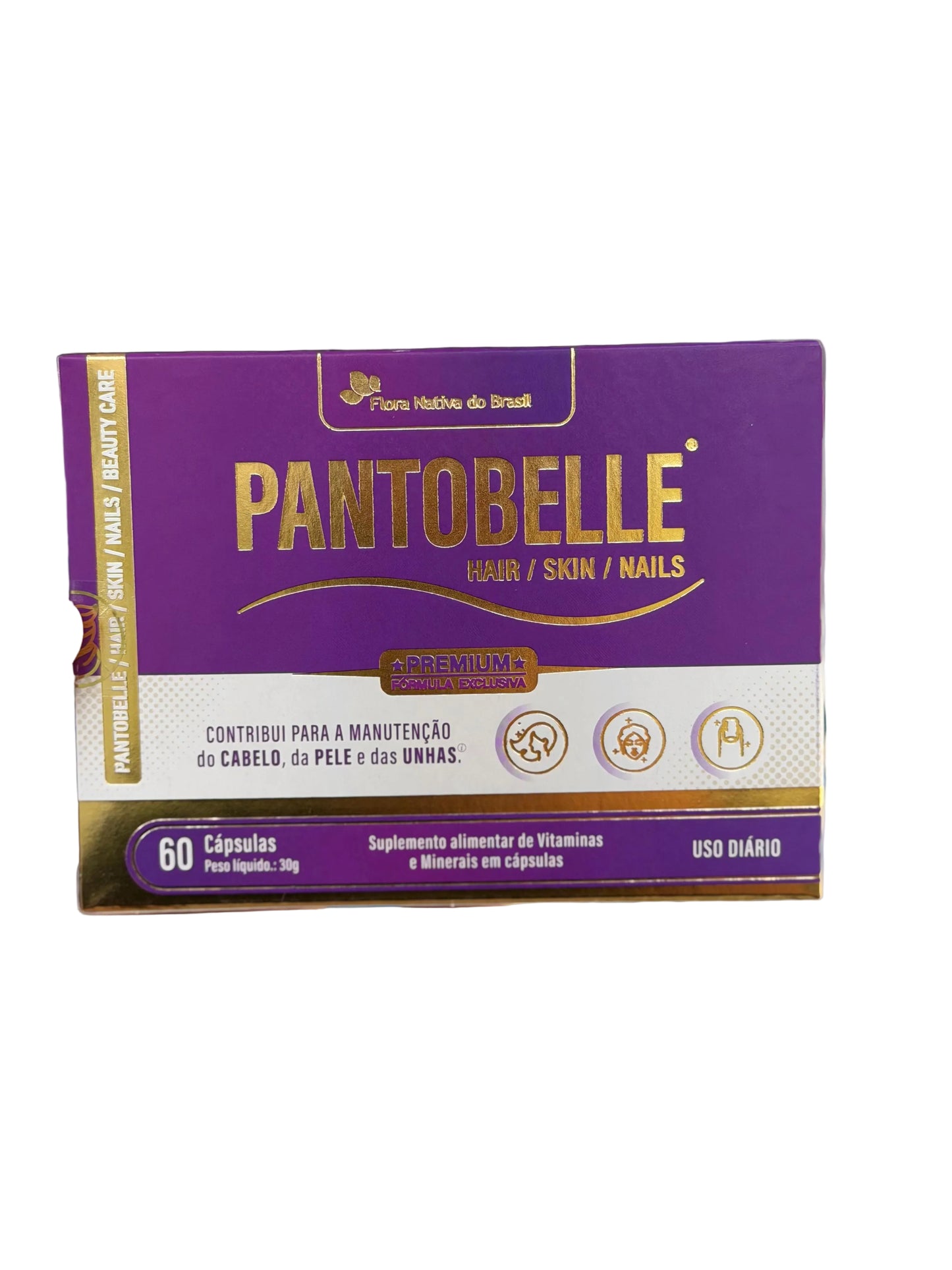 Pantobelle  Hair / Skin / Nails  Flora Nativa 60 Caps